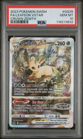 PSA 10 -2023 POKEMON SWORD AND SHIELD CROWN ZENITH #GG35 FA/LEAFEON VSTAR CROWN ZENITH