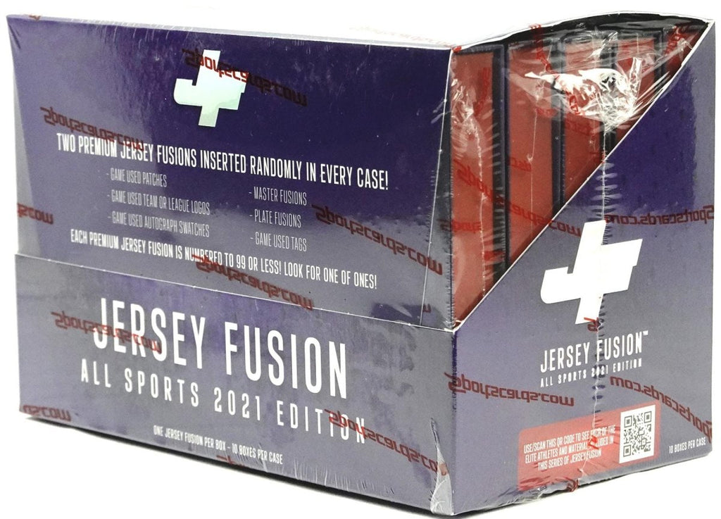 2021 JERSEY FUSION ALL SPORTS EDITION MASTER CASE - (10) DISPLAYS/100 BOXES