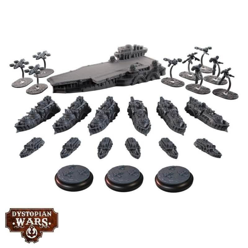 Dystopian Wars: Enterprise Battlefleet Set