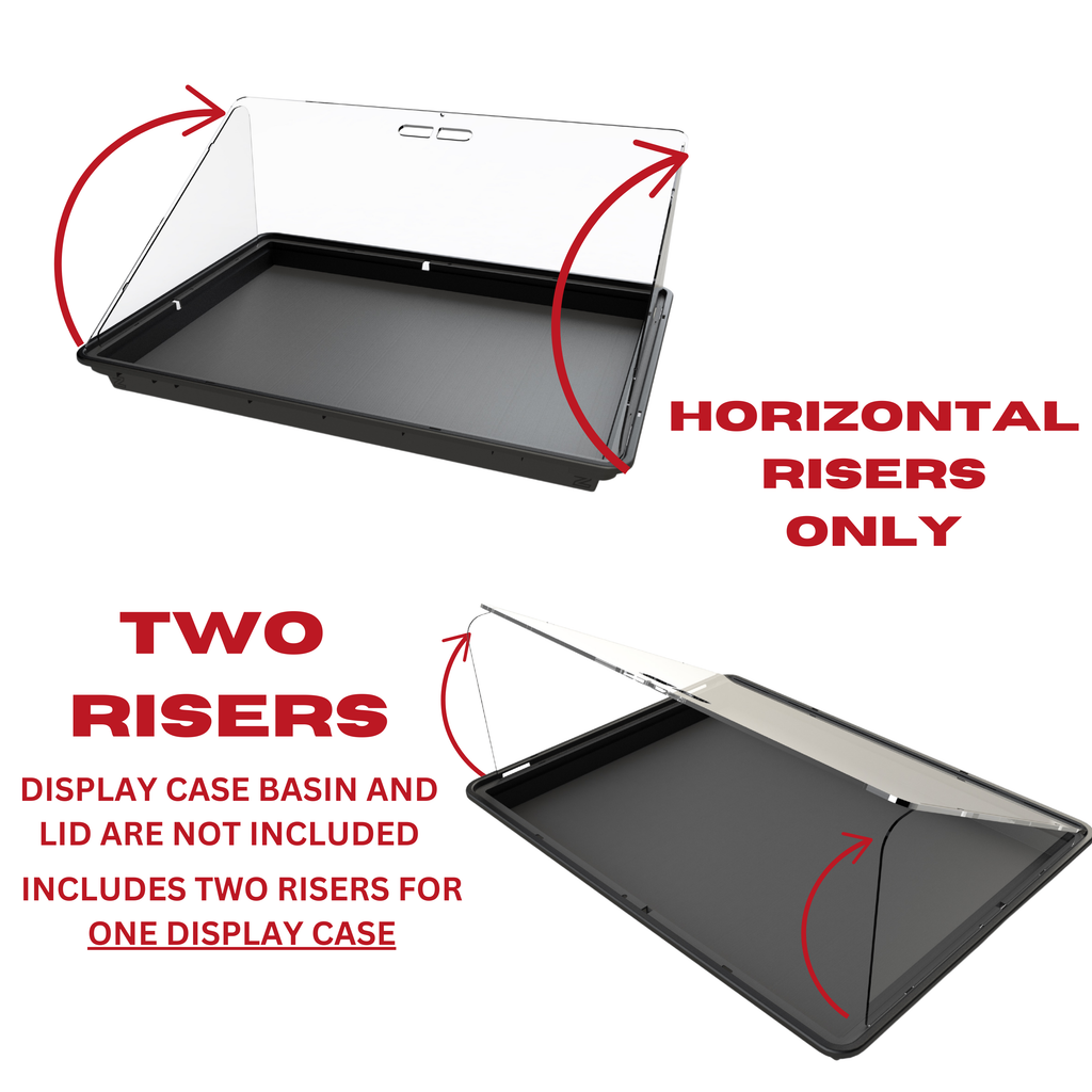 Zion Cases Display Case With Risers