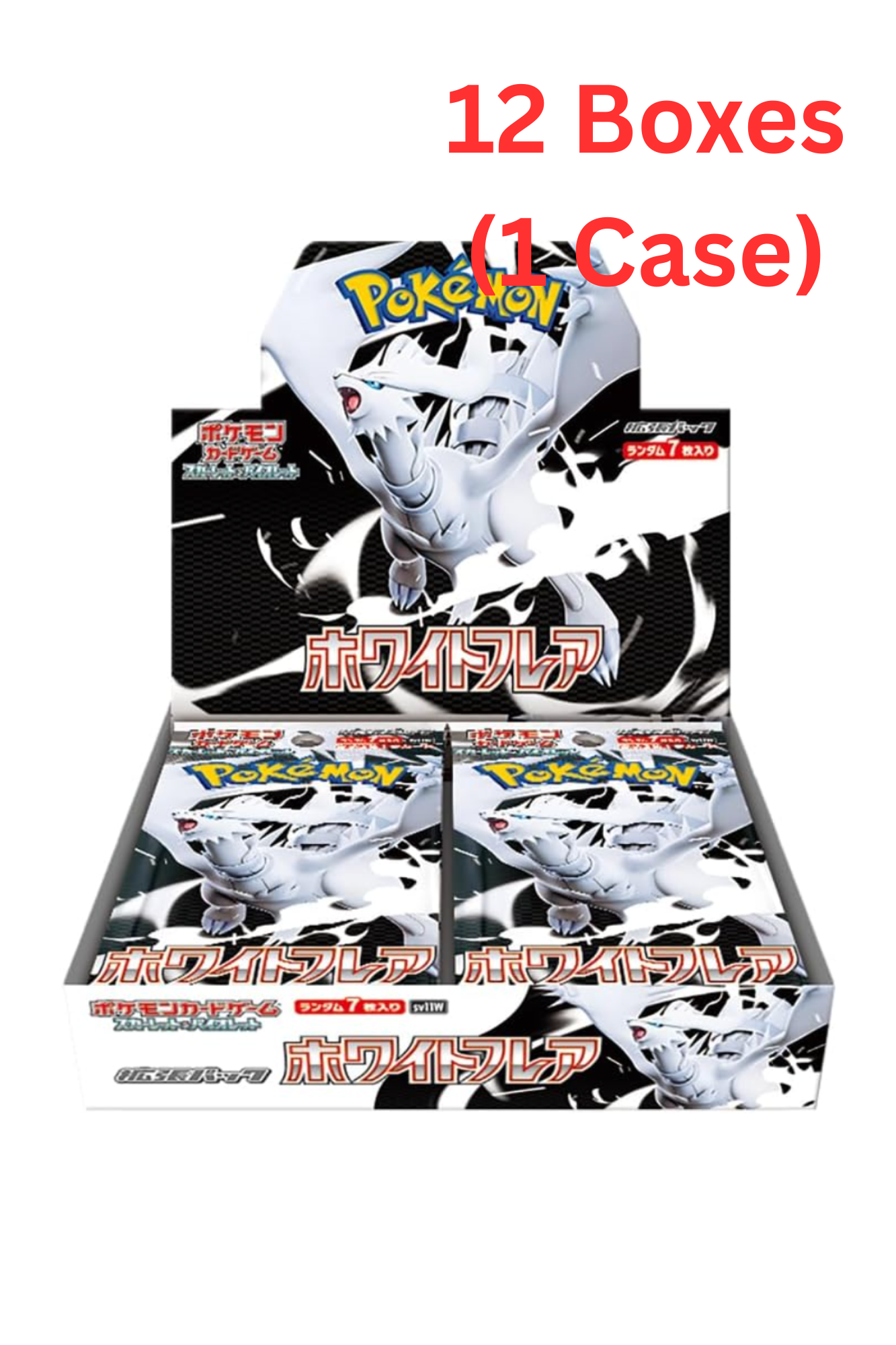 Pokémon TCG: (1 Case) White Flare sv11W BOX - NEW/Sealed (2025/06/06)