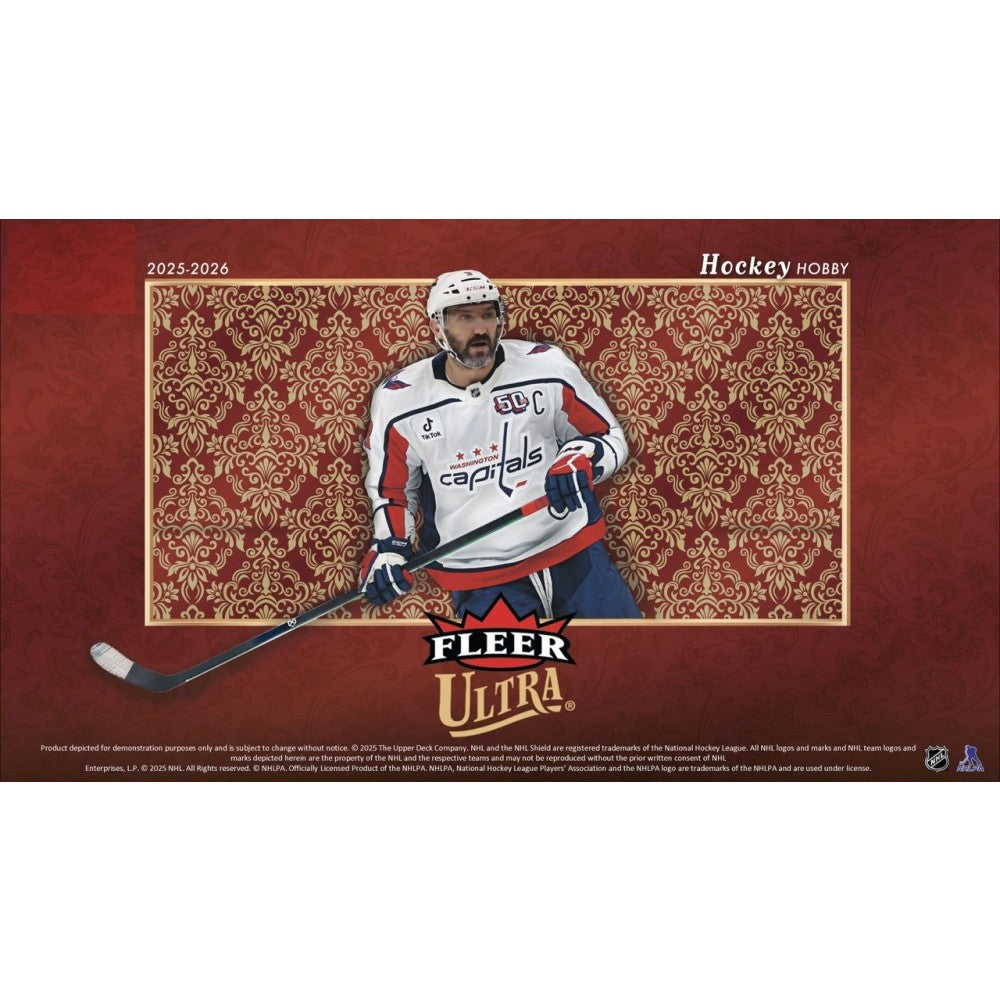 2025-26 Upper Deck Fleer Ultra Hockey Hobby Box *Kontaktieren Sie uns zur Bestellung*