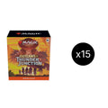 Magic the Gathering: Outlaws of Thunder Junction Prerelease Kit Case mit 15