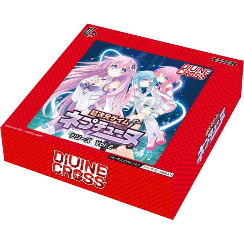 Divine Cross Hyperdimension Neptunia Vol.2 Booster Pack Box TCG JAPAN OFFICIAL