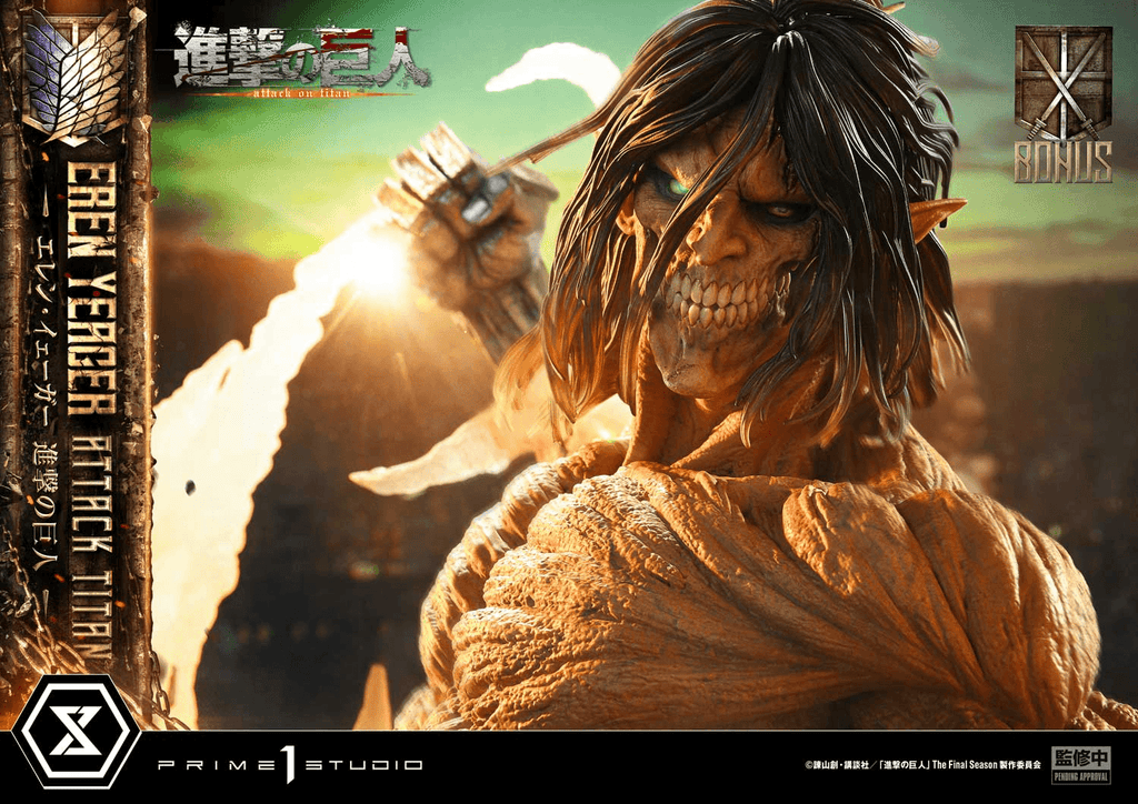 Ultimate Diorama Masterline TV animation Attack on Titan Eren Yeager Attack Titan Bonus Version
