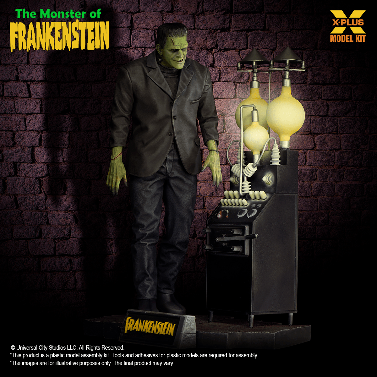 1/8 Scale The Monster of Frankenstein Plastic Model Kit