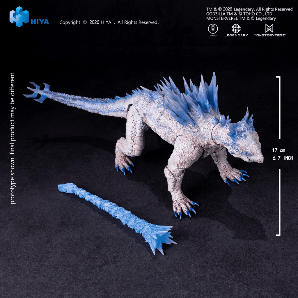 None Scale 6.7 Inch Godzilla x Kong The New Empire Frost Bite Blast Shimo Action Figure