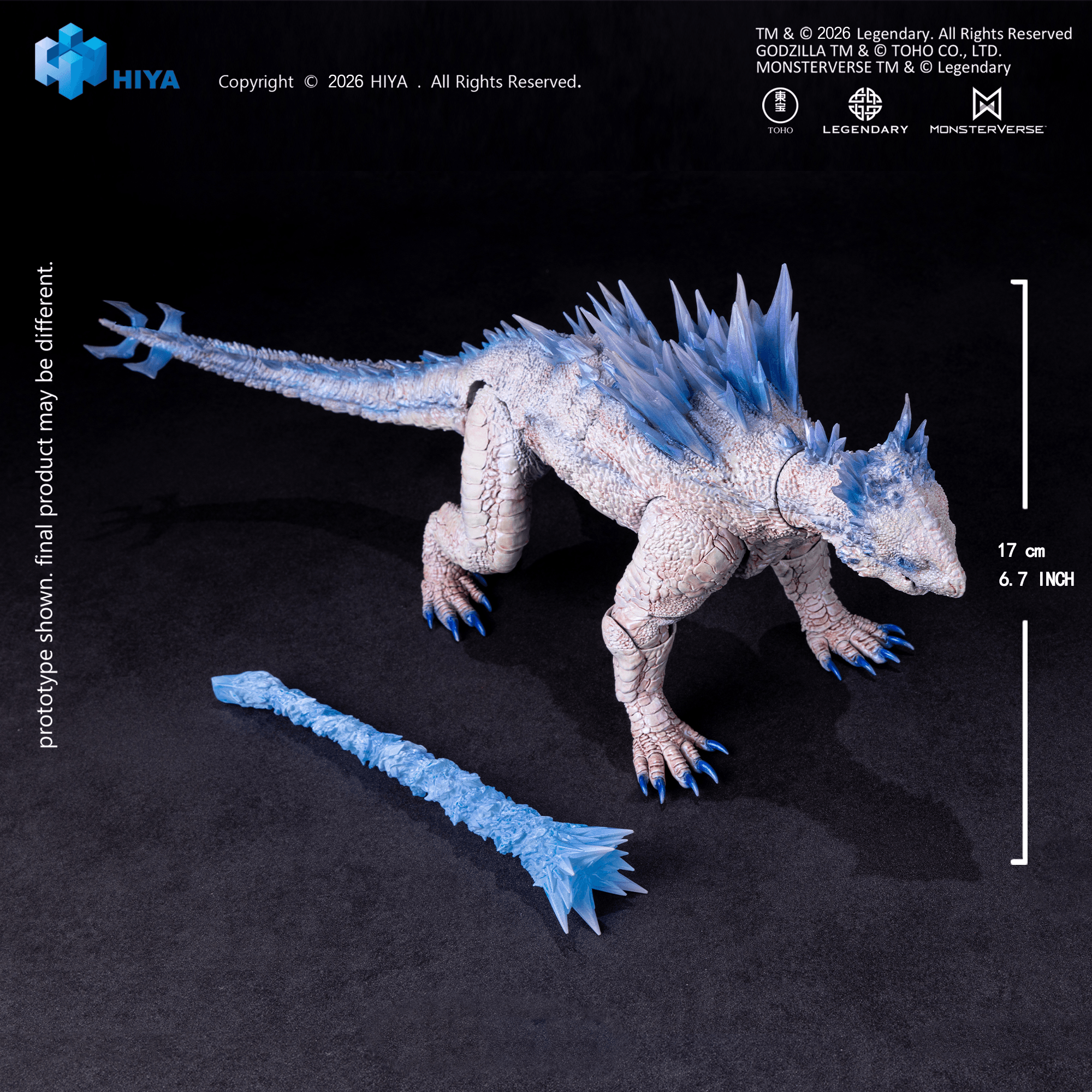 None Scale 6.7 Inch Godzilla x Kong The New Empire Frost Bite Blast Shimo Action Figure
