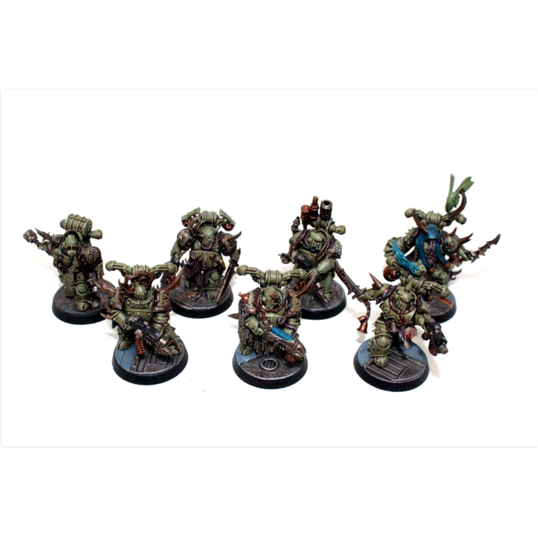 Warhamemr Chaos Space Marines Deathguard Plague Marines Well Painted JYS22