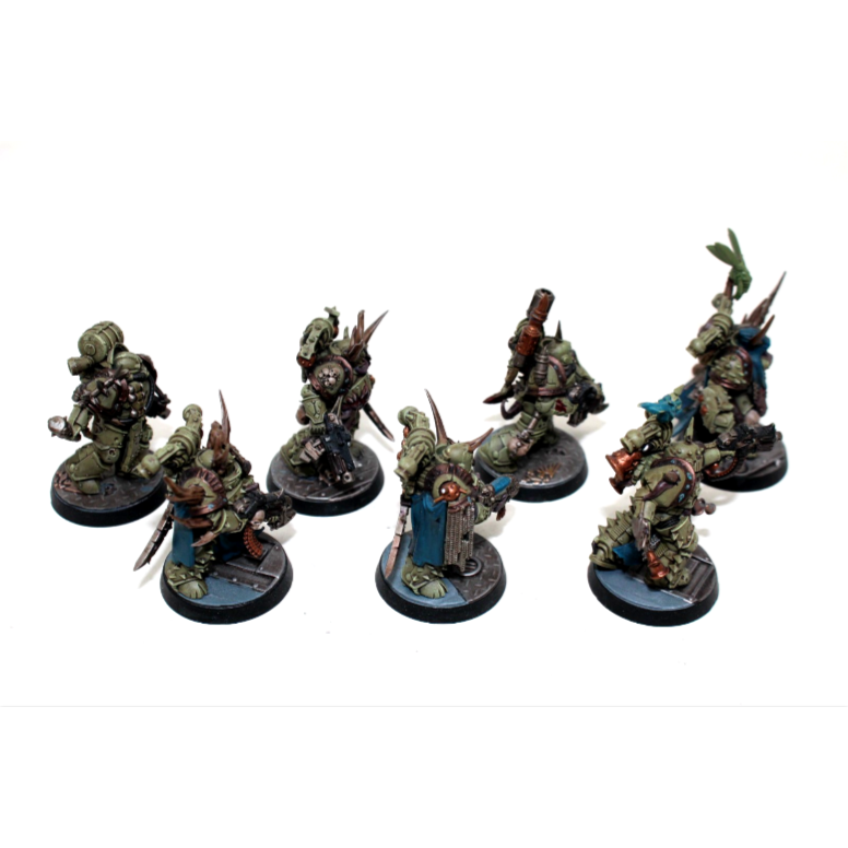 Warhamemr Chaos Space Marines Deathguard Plague Marines Well Painted JYS22