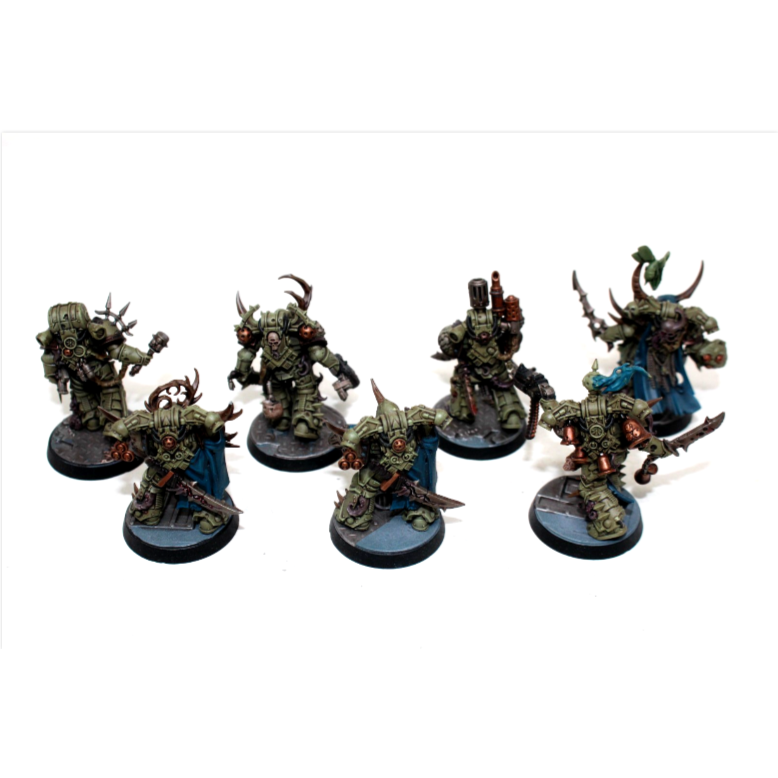 Warhamemr Chaos Space Marines Deathguard Plague Marines Well Painted JYS22