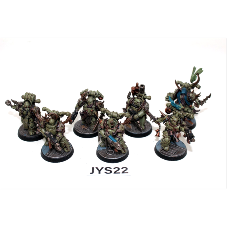 Warhamemr Chaos Space Marines Deathguard Plague Marines Well Painted JYS22
