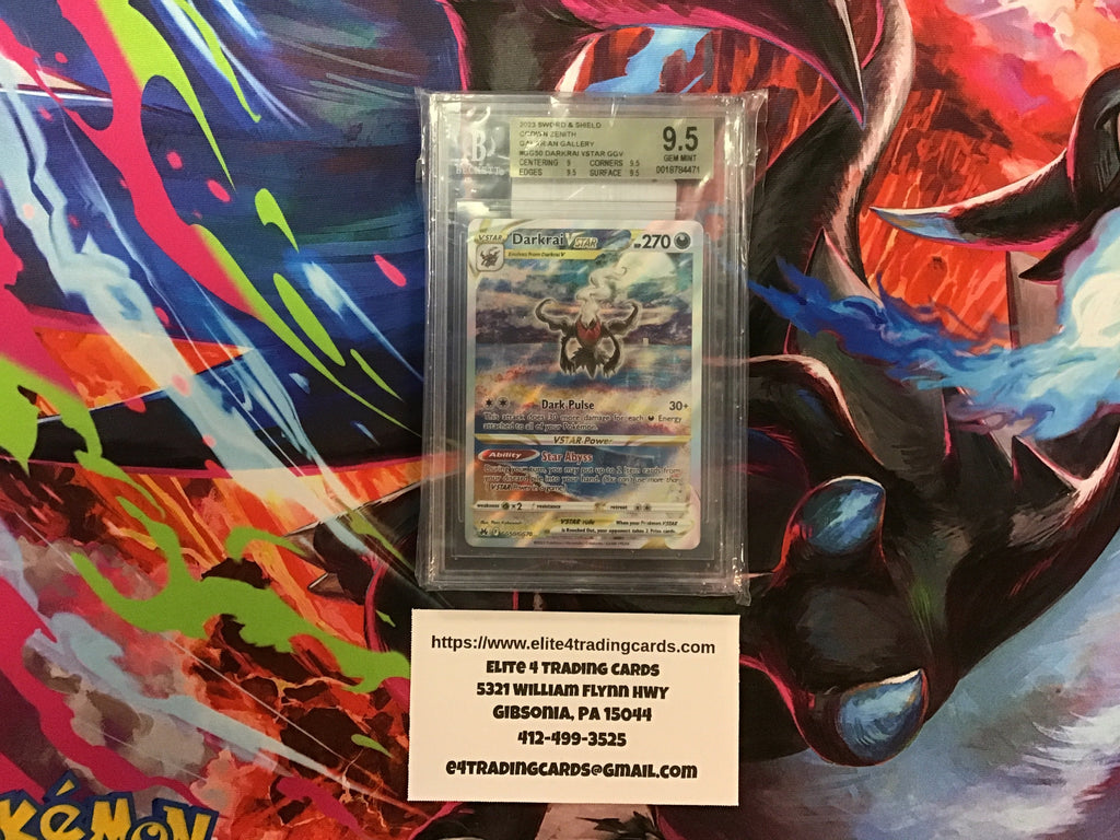 Darkrai VStar #GG50 Pokemon Crown Zenith (BGS 9.5)