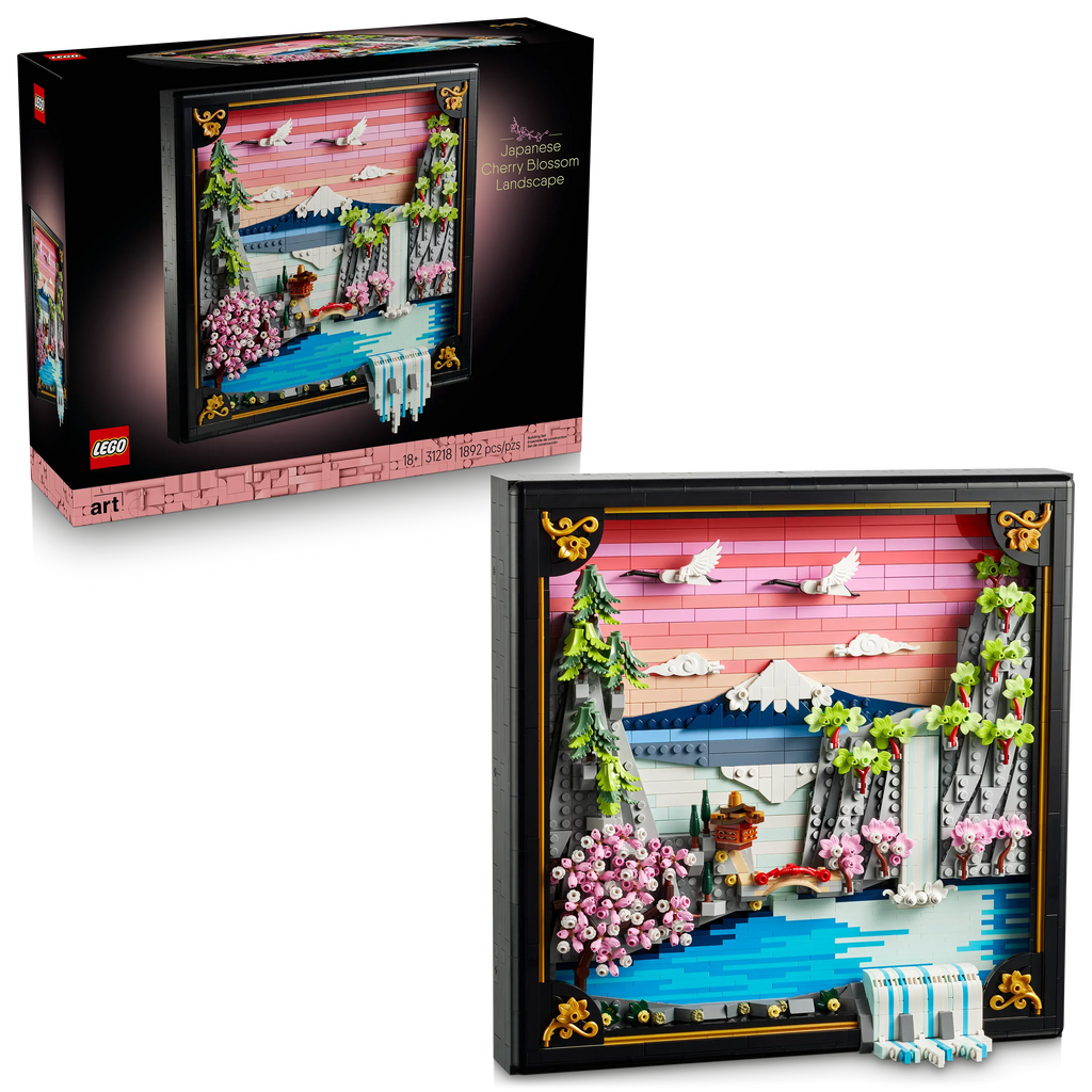 LEGO® ART Japanese Cherry Blossom Landscape 31218