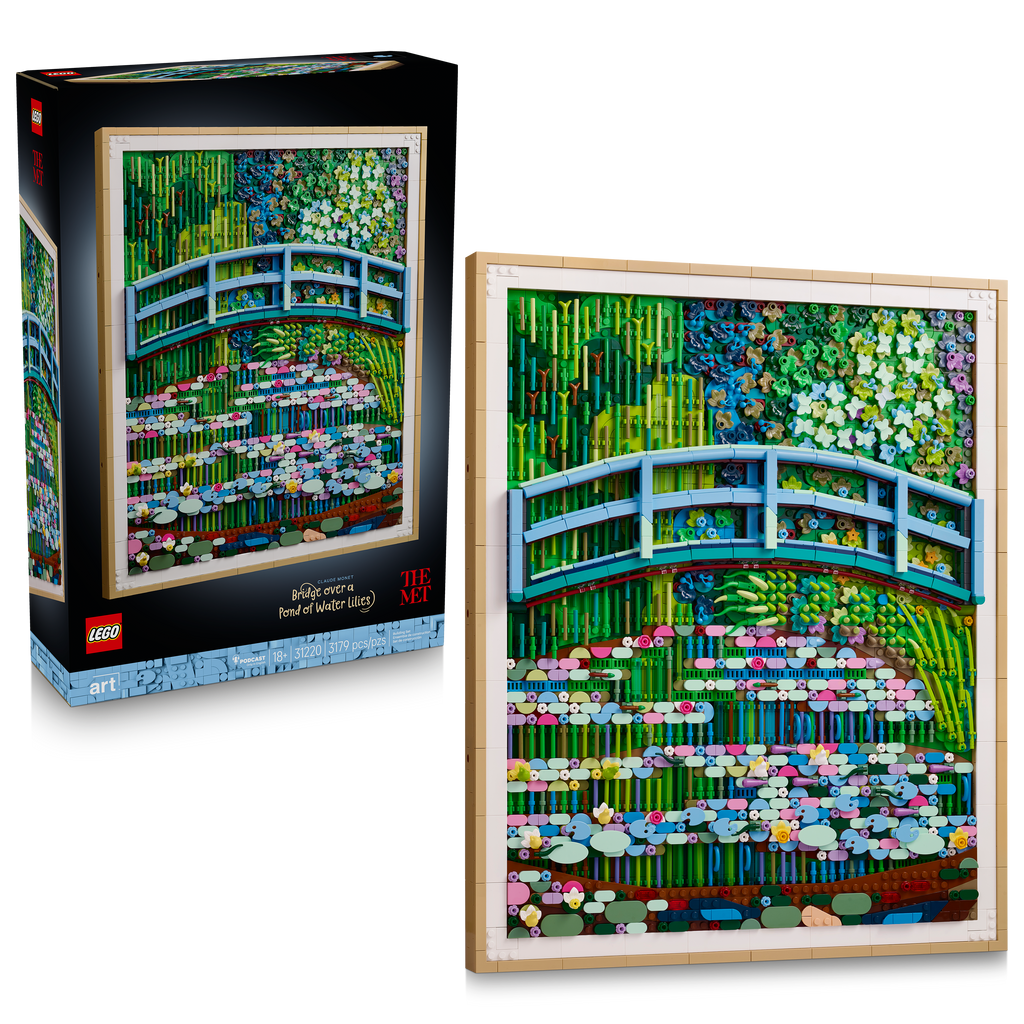 LEGO - Art - Claude Monet - Bridge over a Pond of Lilies