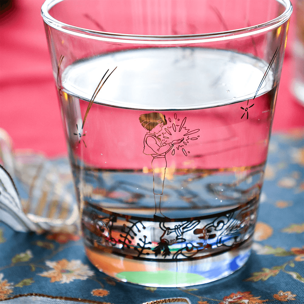 Overlapping Encounters - Magic Color Disk Designed Glass "Howl's Moving Castle" (Box/3)