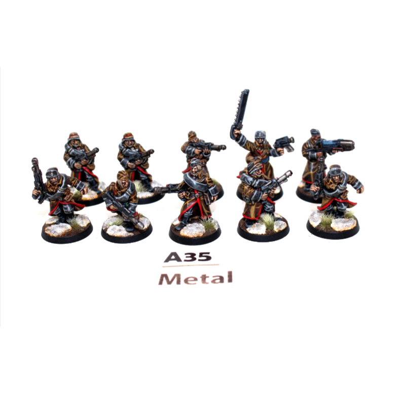 Warhammer Imperial Guard Valhallen Shock Troops Metal A35