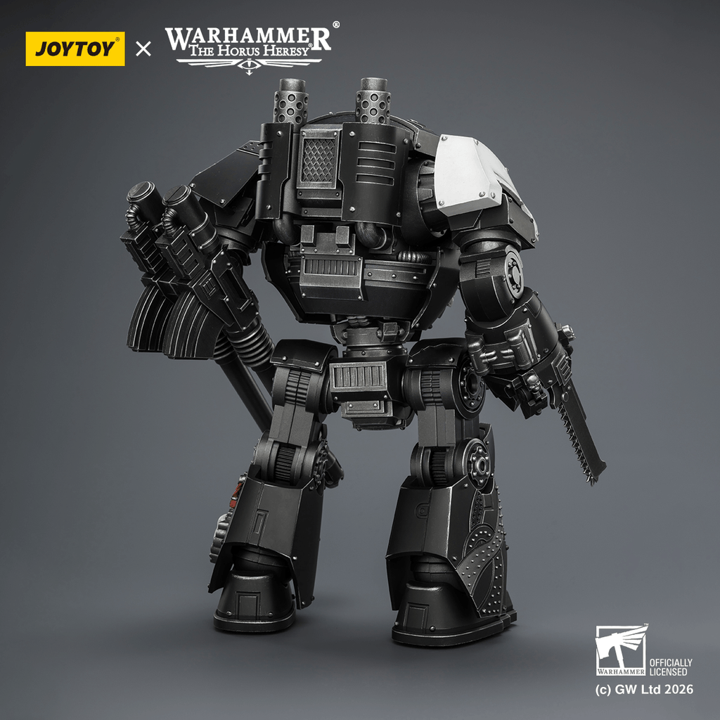 Raven Guard Contemptor Dreadnought with Gravis autocannon and Chainfist