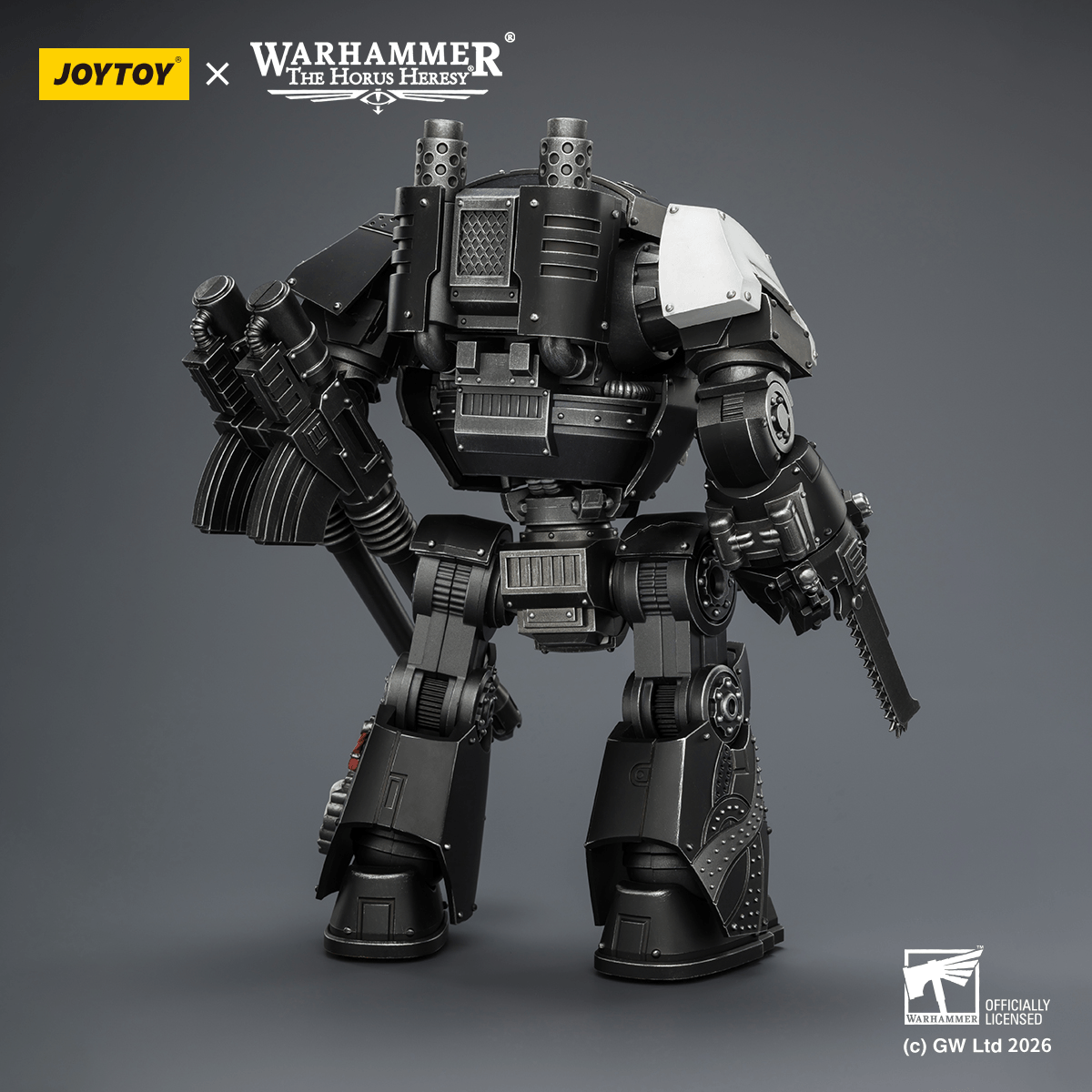 Raven Guard Contemptor Dreadnought with Gravis autocannon and Chainfist