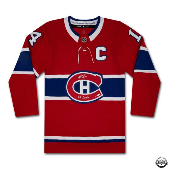Nick Suzuki Autographed and Inscribed “31st Captain” Red Adidas Montreal Canadiens Jersey With Captains Patch