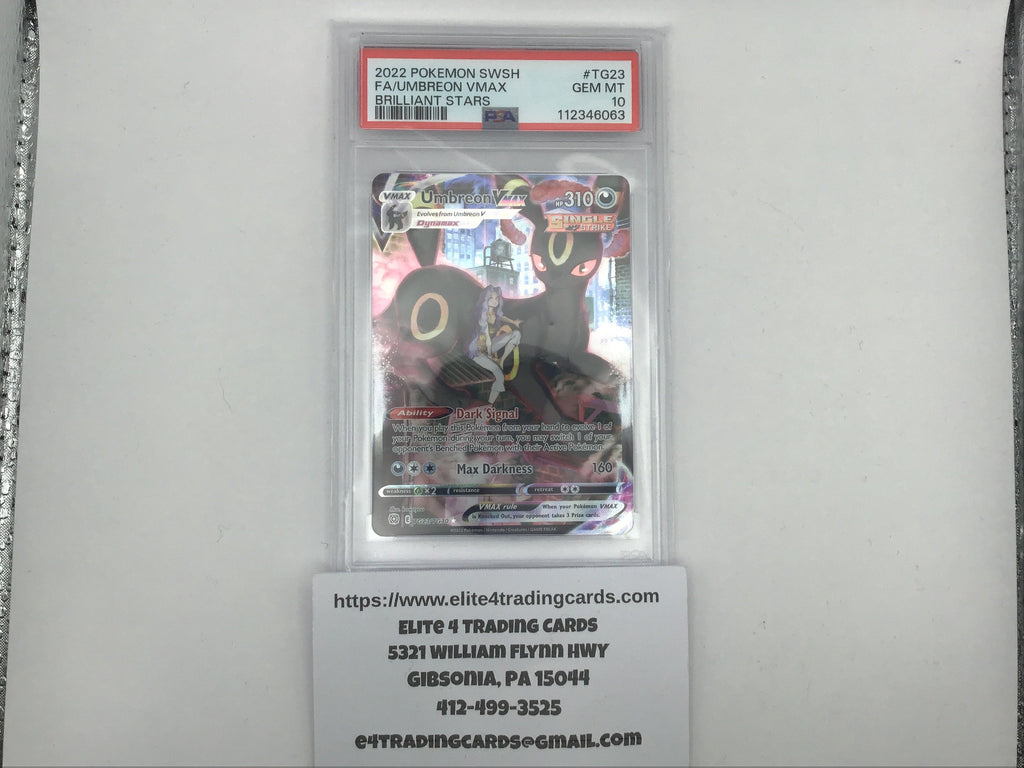 Umbreon VMAX #TG23 Pokemon Brilliant Stars (PSA 10)