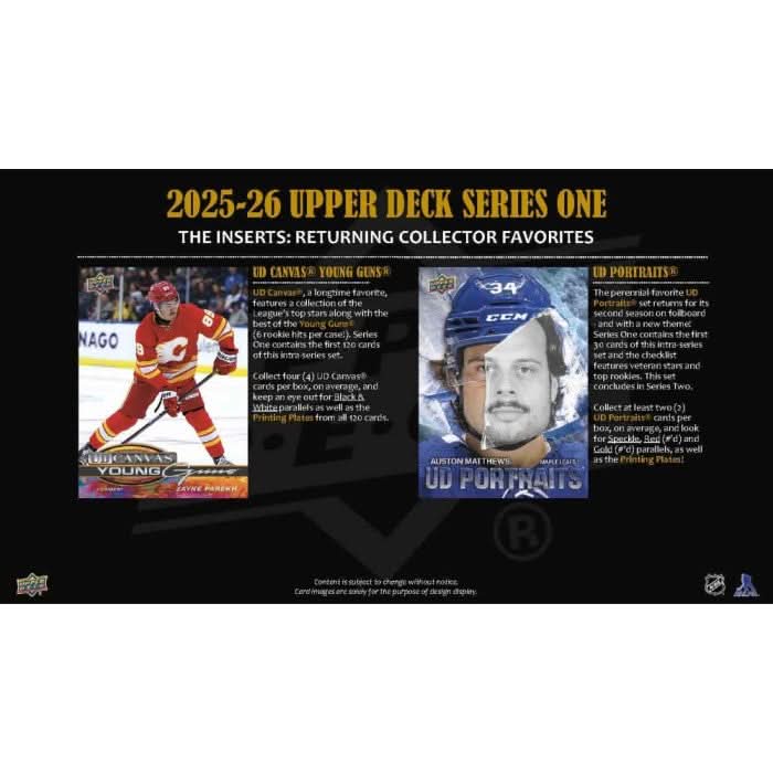 UPPER DECK SERIES 1 HOCKEY 2025-2026