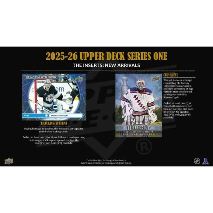 UPPER DECK SERIES 1 HOCKEY 2025-2026