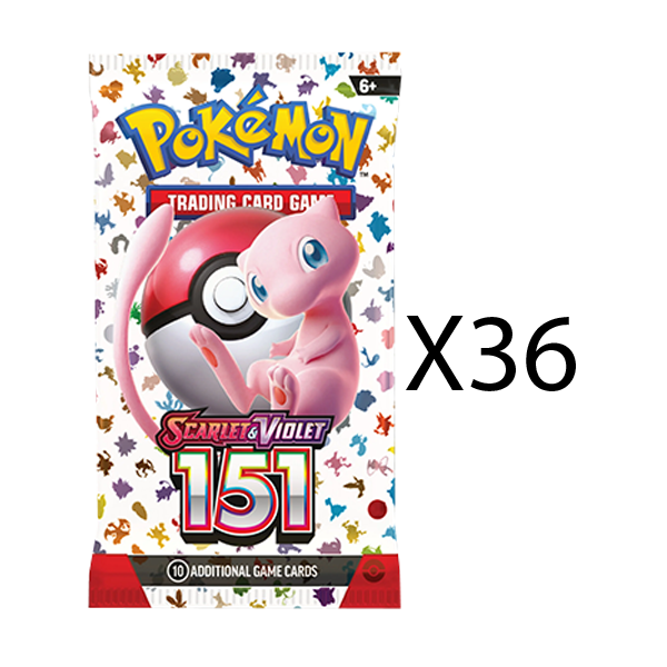 Pokemon 151 Booster Pack [Set of 36]