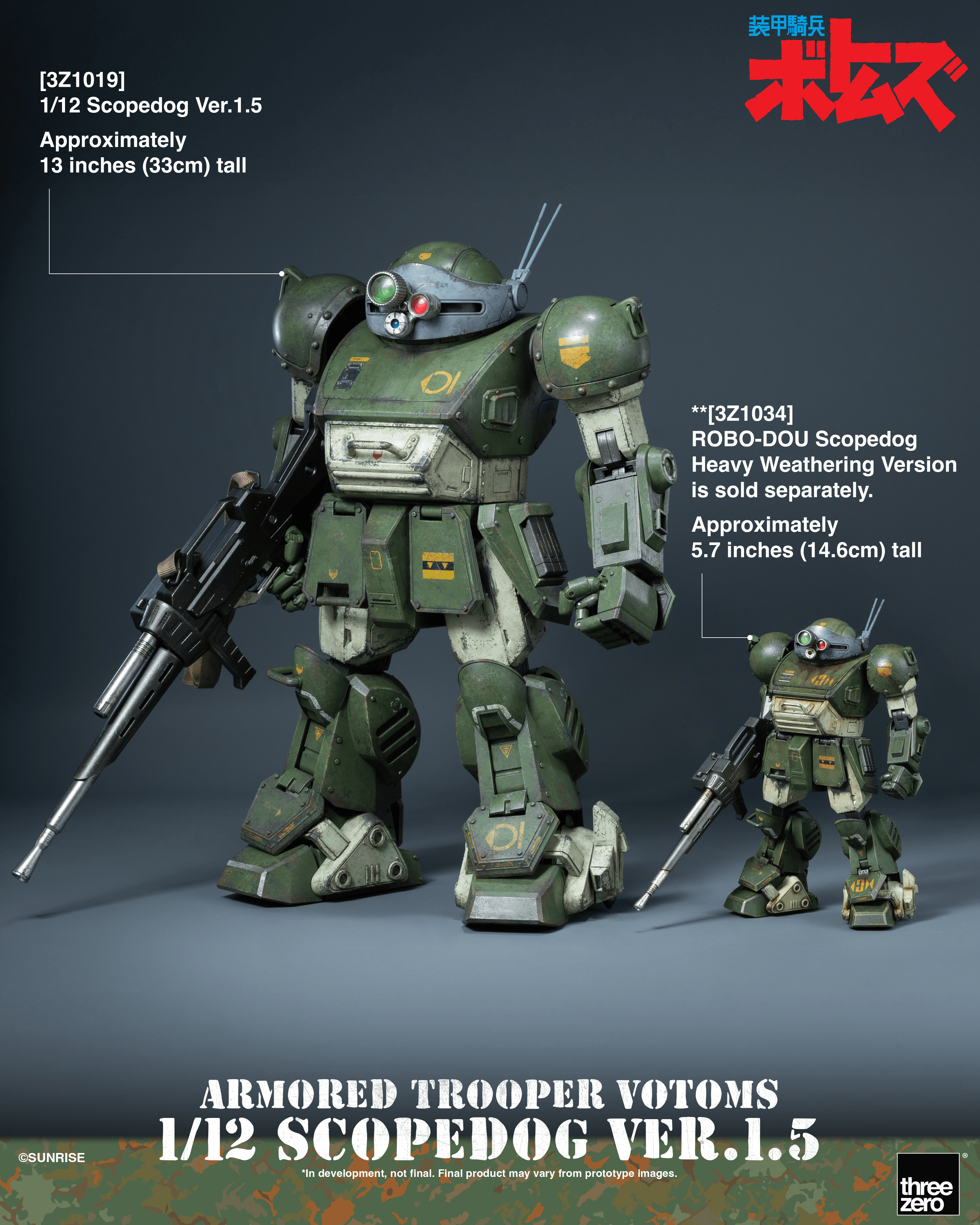 Armored Trooper VOTOMS 1/12 Scopedog Ver.1.5