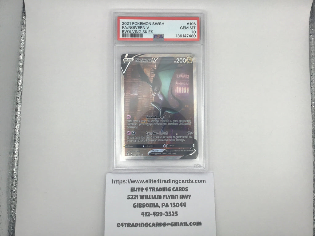 Noivern V #196 Pokemon Evolving Skies (PSA 10)