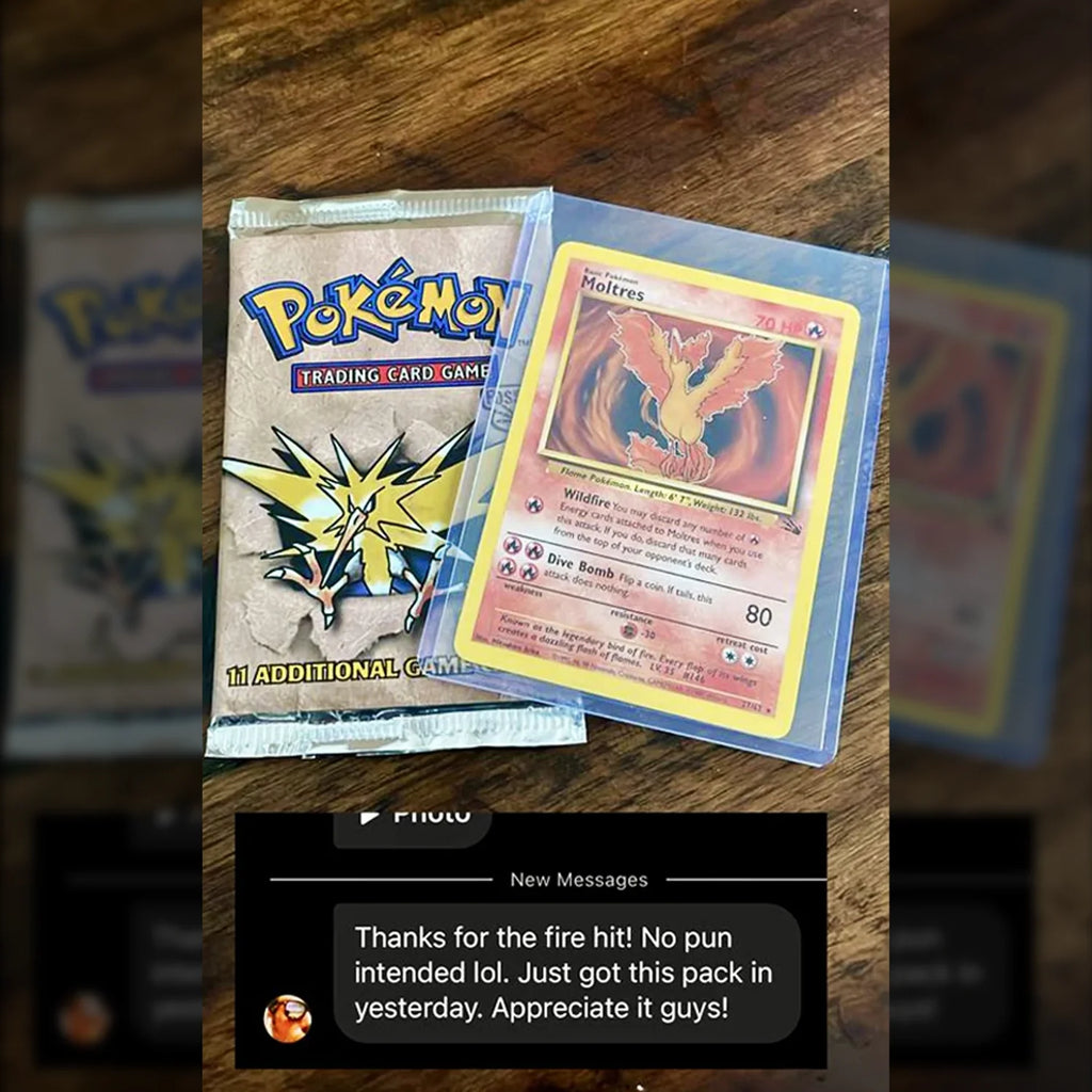 10X Pokémon Booster Packs and Golden Ticket