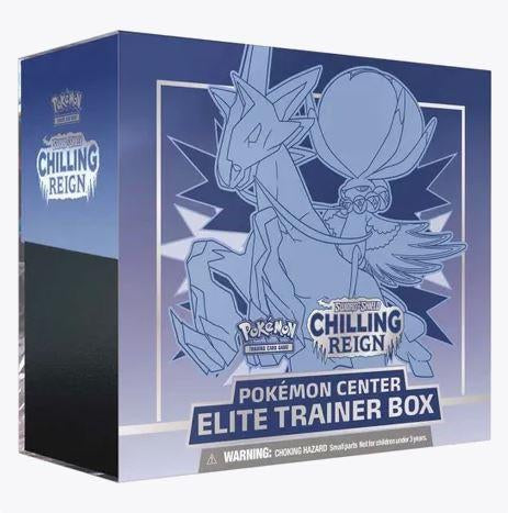 Pokemon Chilling Reign Set of Two Elite Trainer Box (Pokemon Center Exclusive)