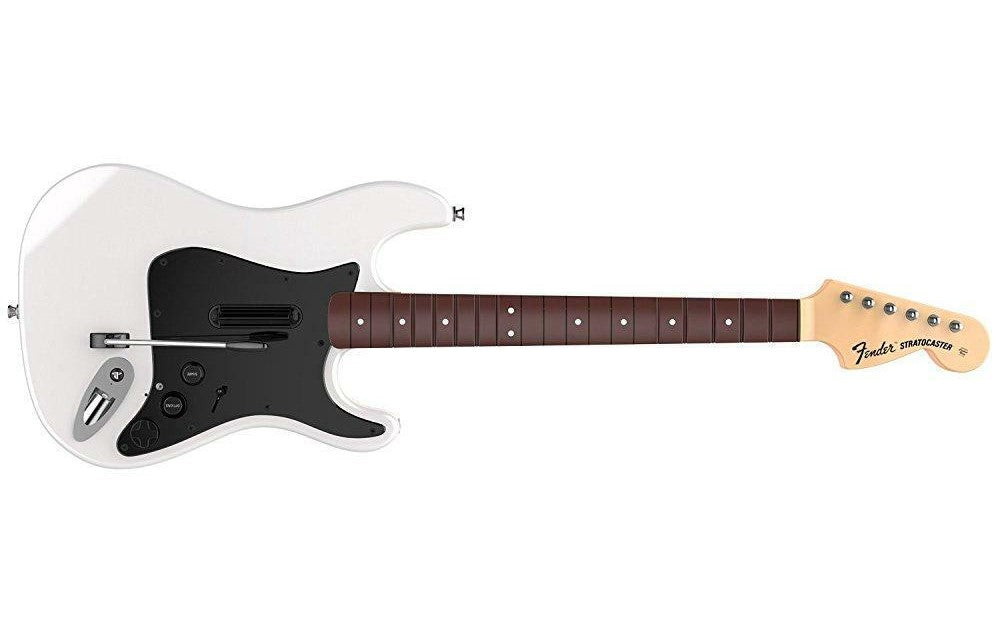 Rock Band 4 Wireless Fender Stratocaster Guitar Controller - White