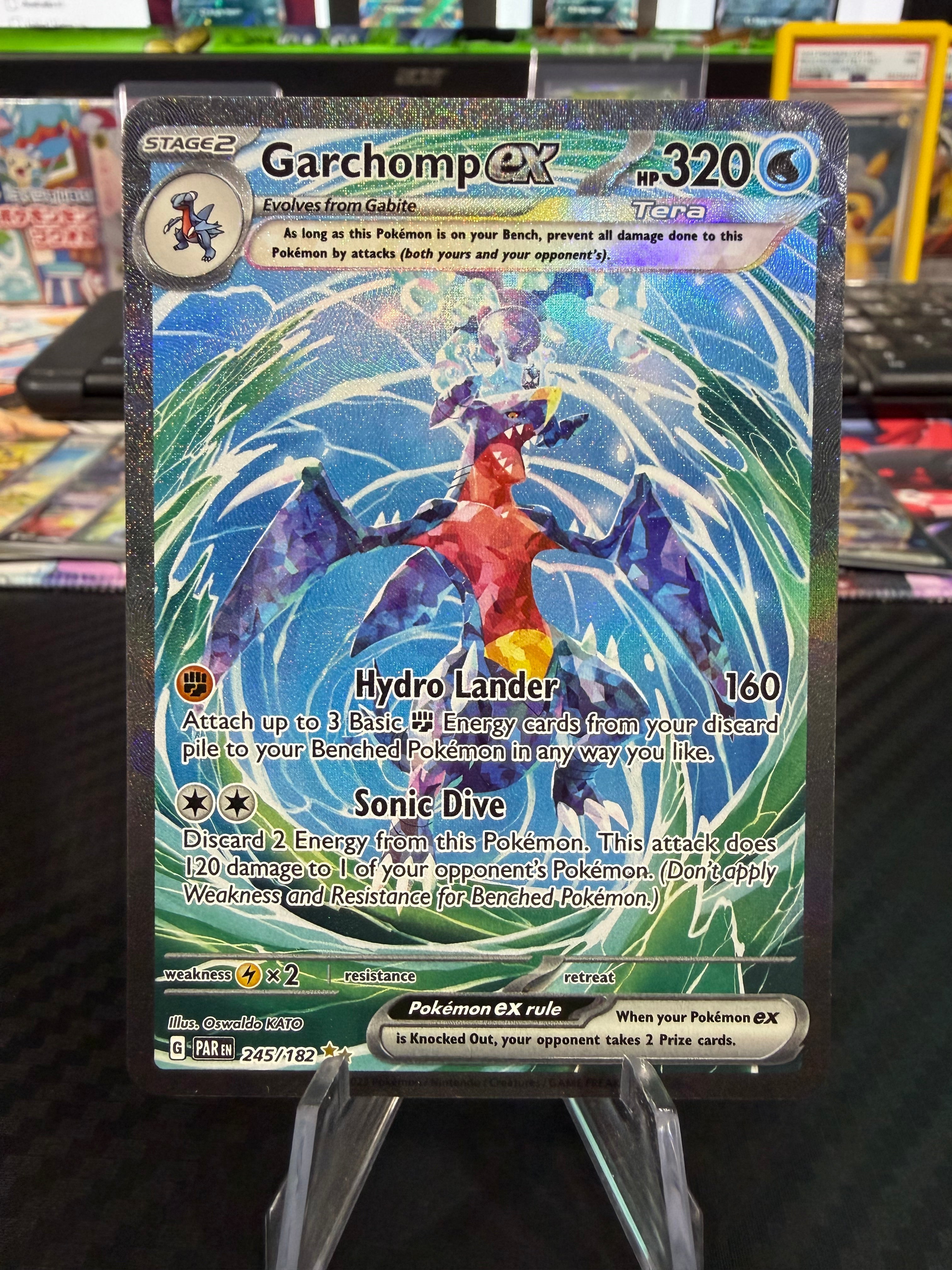 Garchomp Ex - 245/182 - Special Illustration Rare - Paradox Rift - NM