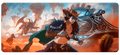 Outlaws of Thunder Junction Train Heist 6ft Table Playmat for Magic: The Gathering