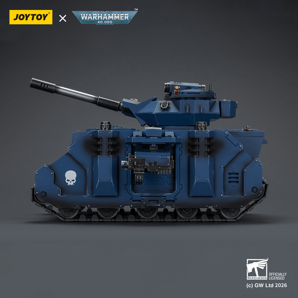 Ultramarines Predator Destructor with turret-mounted autocannon and sponson-mounted heavy bolters
