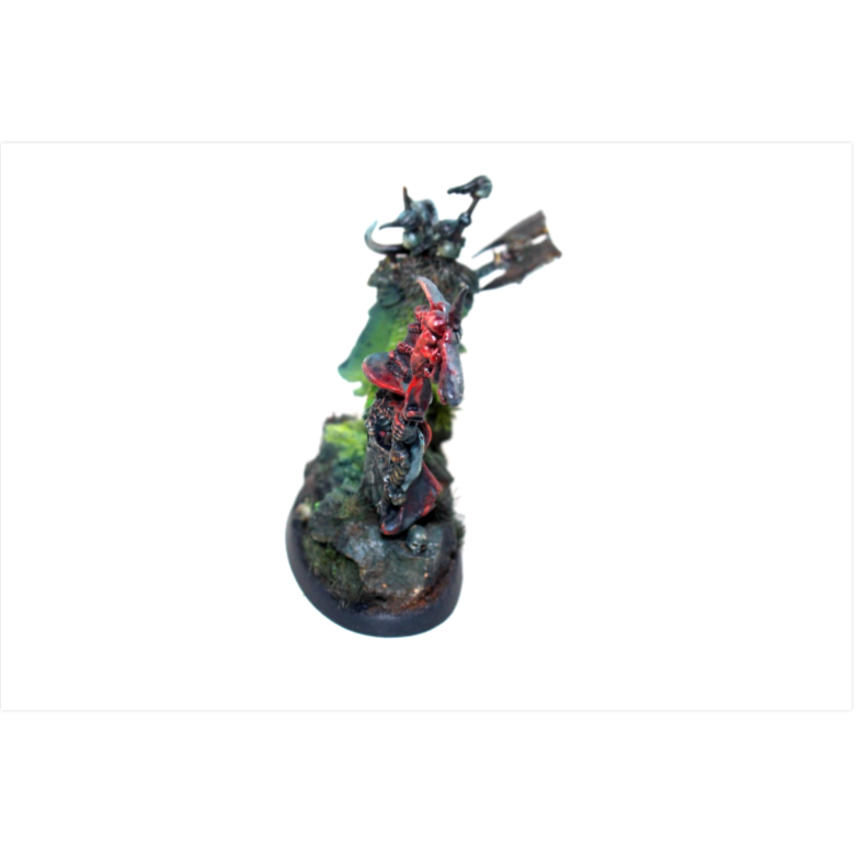 Warhammer Vampire Counts Soulblight Gravelords Wight King and Necromancer Diorama Well Painted JYS20