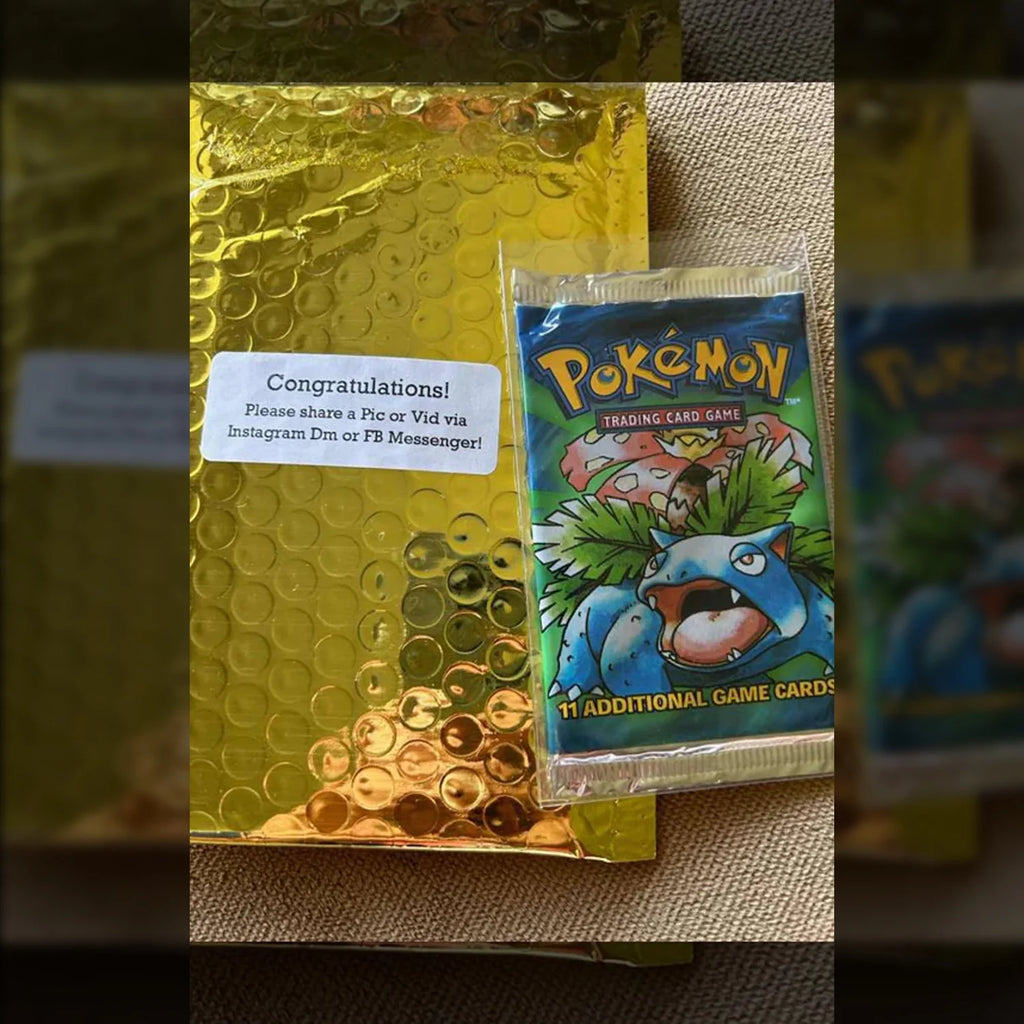 Starter Pokémon Mystery Box and Golden Ticket