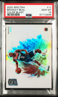 2020-21 Panini Spectra Basketball - Bradley Beal 11 - Color Blast - PSA 10