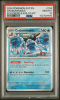 Psa 10 2024 POKEMON SVP EN-SV BLACK STAR PROMO #134 CRABOMINABLE SCR PRERELEASE-STAFF