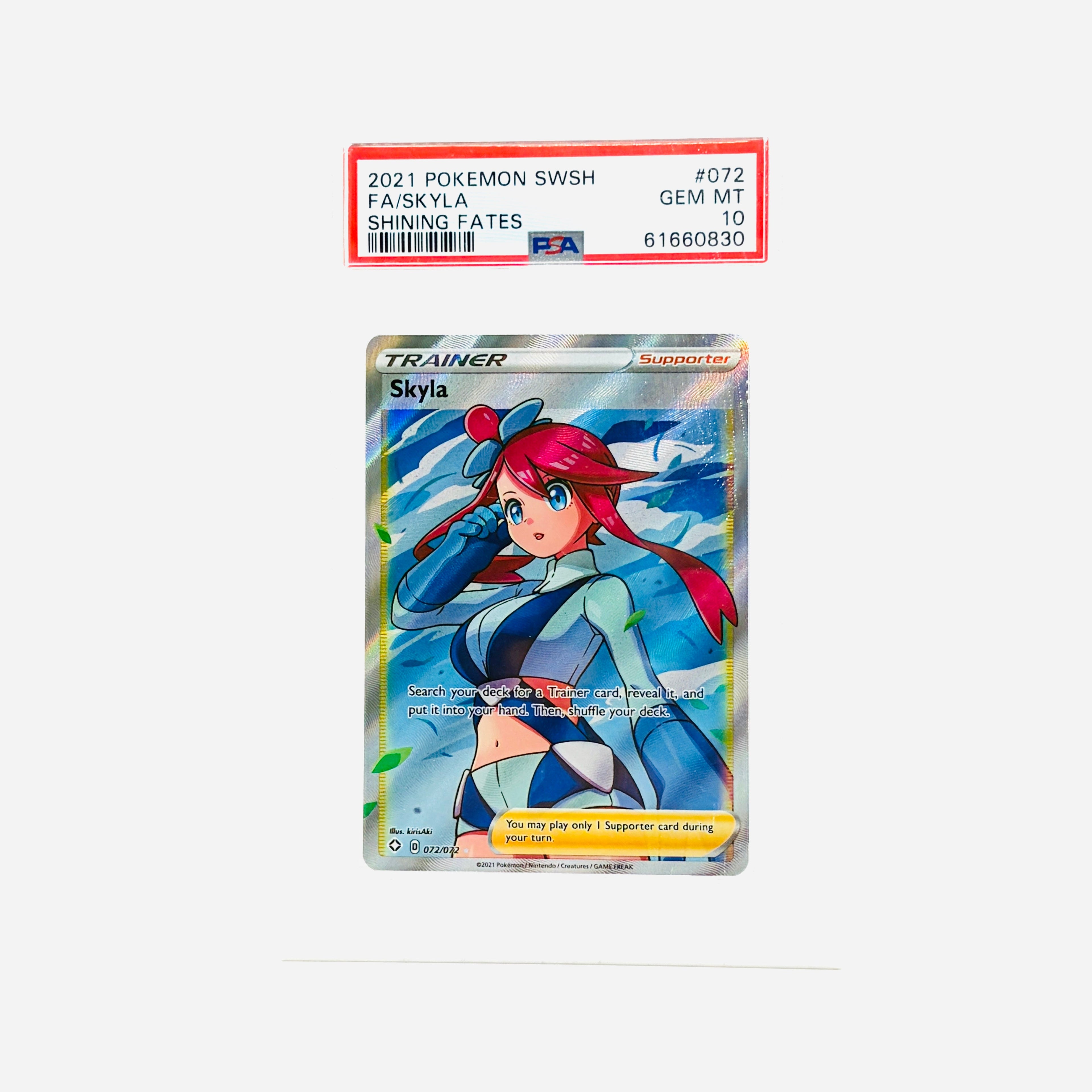 PSA 10 Skyla Full Art - 2021 Pokemon Shining Fates