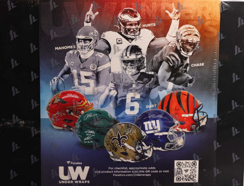 2025 Fanatics Under Wraps NFL Full Size Helmet Volume-2 (Single Mystery Box)