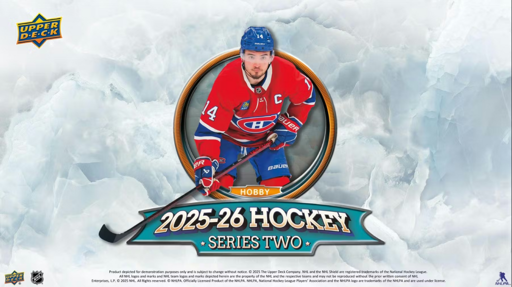 2025-26 Upper Deck Serie 2 Hockey Hobby Box *Kontaktieren Sie uns zur Bestellung*