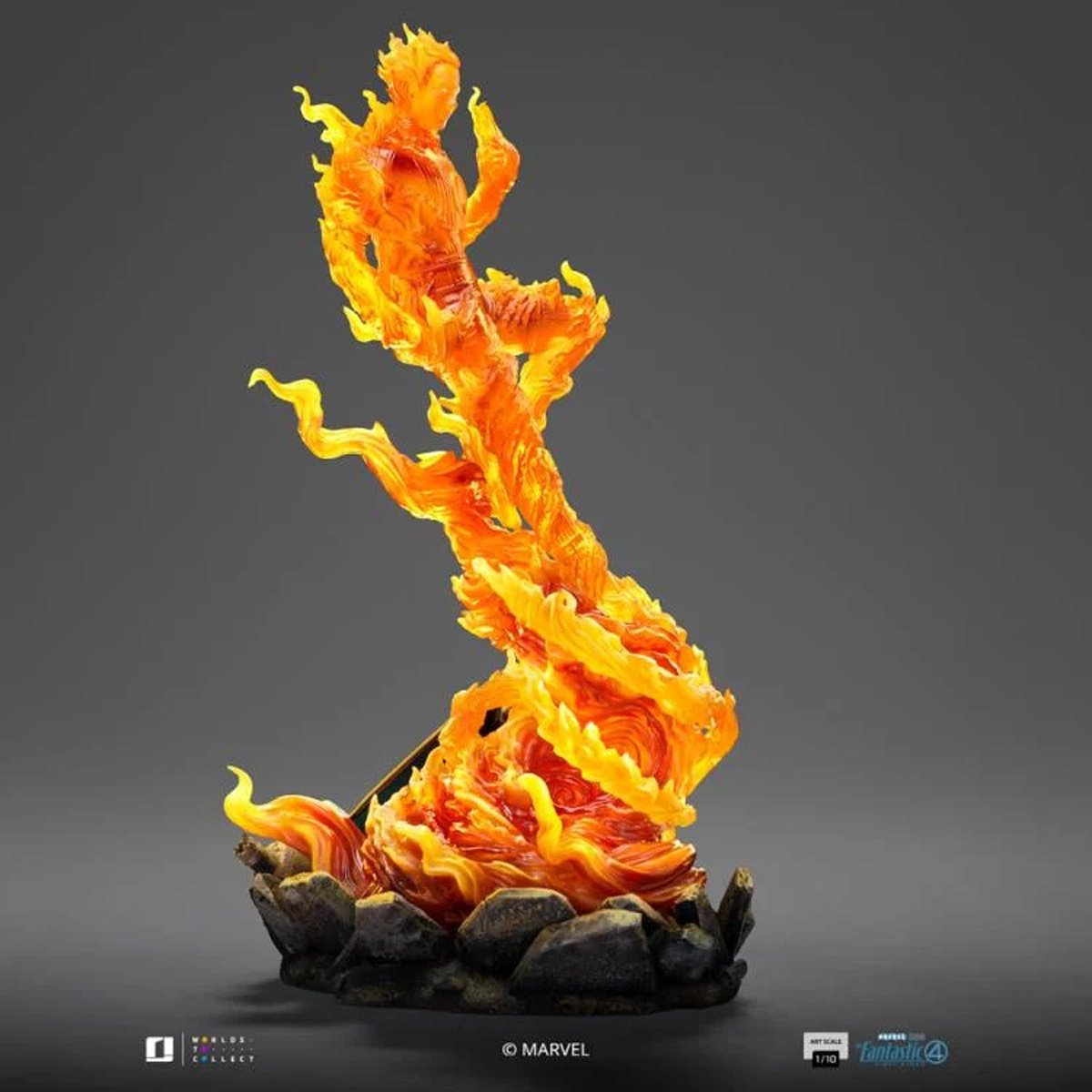 Iron Studios: The Fantastic Four - First Steps The Human Torch 1:10 Art Scale Limited Edition Statue