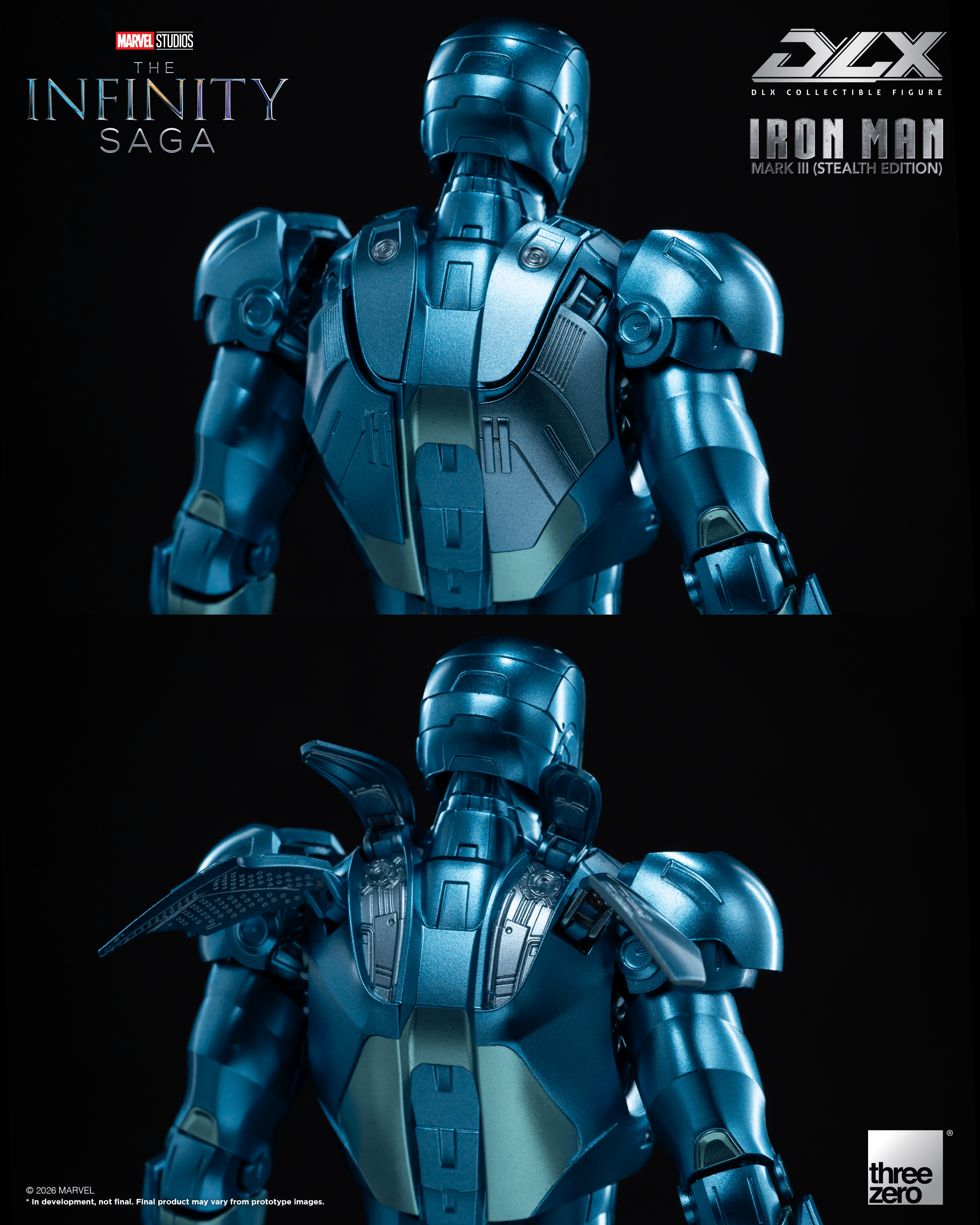 Marvel Studios: The Infinity Saga - DLX Iron Man Mark 3 (Stealth Edition)