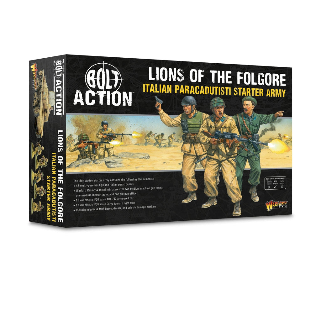 Lions of the Folgore  Italian Paracadutisti starter army
