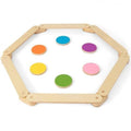 Organic Toys Montessori Wooden Balance Beam, Stepping Stones For Kids, Colourful Toddler Gymnastics Adventure Obstacle Course, B