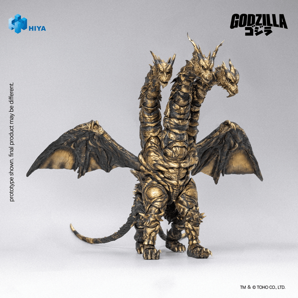 None Scale 14 Inch Godzilla Final Wars 2004 Keizer Ghidorah Action Figure
