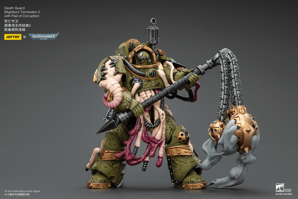 Death Guard Blightlord Terminator 2 with Flail of Corruption