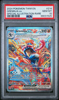 PSA 10 2024 POKEMON TWM EN-TWILIGHT MASQUERADE #214 GRENINJA ex SPECIAL ILLUSTRATION RARE